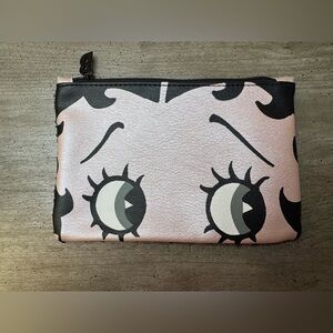 Betty Boop X Ipsy Face Pouch with sequin back. 7.25 x 5”.